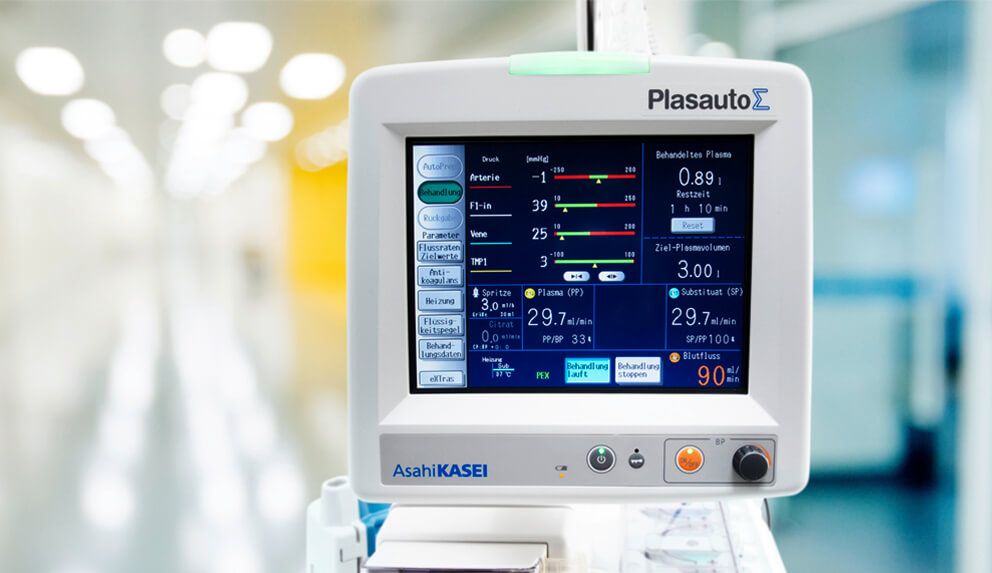 plasauto sigma gerätetechnik für die therapeutische apherese und nierenersatz